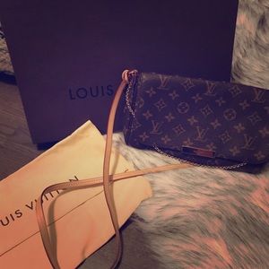 Authentic Louis Vuitton favorite MM monogram